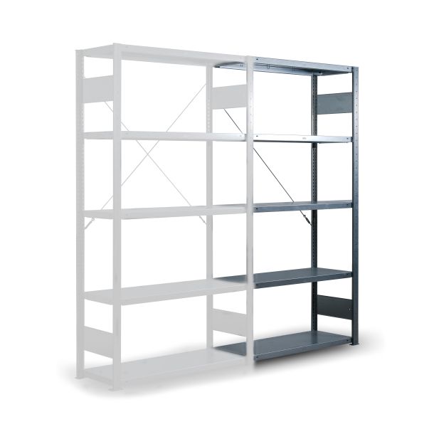 META Clip Legbordstelling aanbouwsectie - 3000 x 750 x 600 mm (hxbxd)